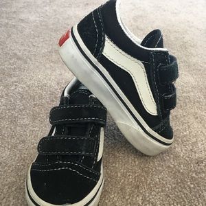 Boys Toddler Old School Black Vans